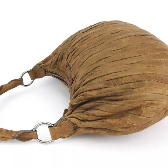 miu miu shoulder bag patchwork stripe leather Authentic T18832 - Picture 5 of 9